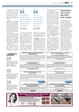 Oposicionistas v&atilde;o &agrave; Justi&ccedil;a para tentar anular vota&ccedil;&atilde;o