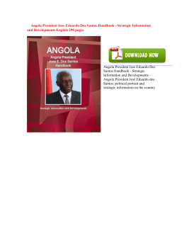 Angola President Jose Eduardo Dos Santos Handbook