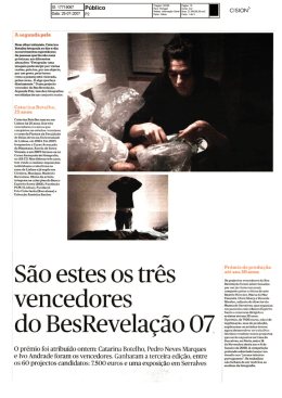 &Atilde; segunda pele - Funda&ccedil;&atilde;o de Serralves