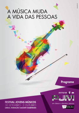 A MÚSICA MUDA A VIDA DAS PESSOAS