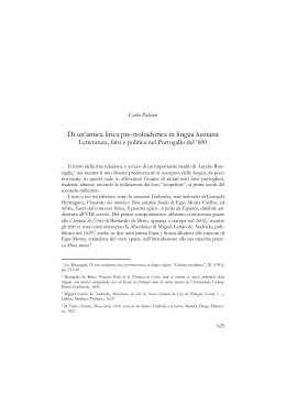 Di un`antica lirica pre-trobadorica in lingua lusitana