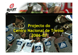 Projecto do Centro Nacional de Treino 2006-07