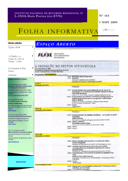 165-Folha Informativa - Instituto dos Vinhos do Douro e Porto