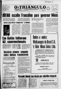 0&raquo;TR1 ANGULO n ^^ f NA escolhe Francelino para governar Minas