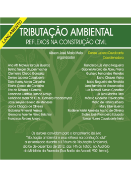 TRIBUTAÇAo AMBIENTAL