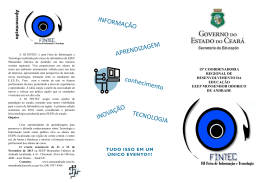 INFORMA&Ccedil;&Atilde;O TECNOLOGIA APRENDIZAGEM