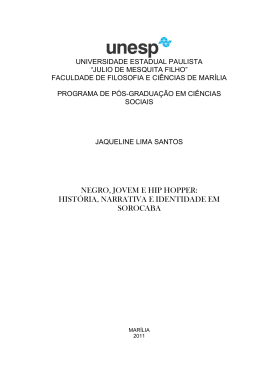 hist&oacute;ria, narrativa e identidade em sorocaba