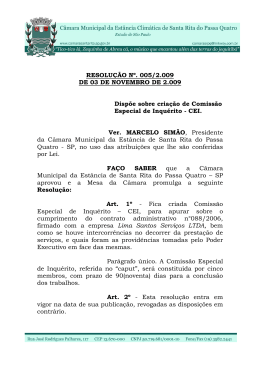 Resolução n. 005-09- CEI Empresa Lima Santos Serviços Ltda…