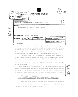 SYDNEI LIMA SANTOS Reconhecimento do Curso de Ci&ecirc;ncias