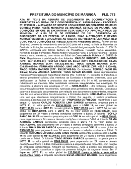 ata da 1ª reunião