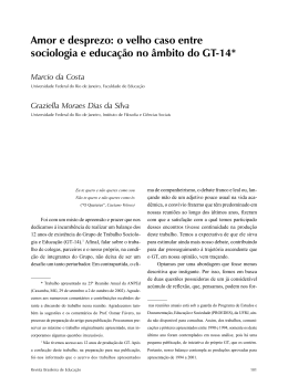 Amor e desprezo: o velho caso entre sociologia e