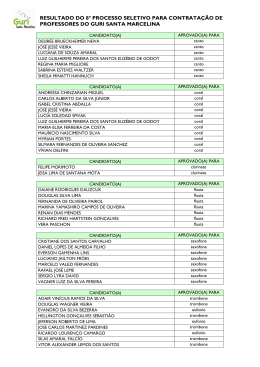 resultado do 8º processo seletivo para contratação de