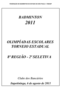 2&ordf; seletiva