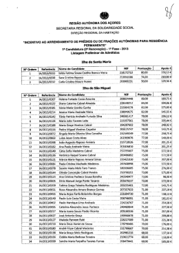 Lista Preliminar de Admitidos