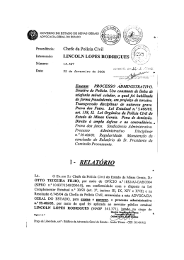 14.467 - Advocacia Geral do Estado de Minas Gerais