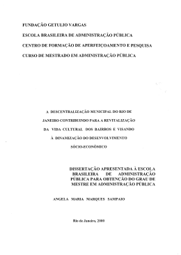 funda&ccedil;&atilde;o getulio vargas escola brasileira de administra&ccedil;&atilde;o p&uacute;blica
