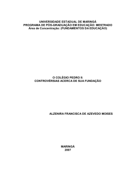 Disserta&ccedil;&atilde;o - Programa de P&oacute;s-Gradua&ccedil;&atilde;o em Educa&ccedil;&atilde;o