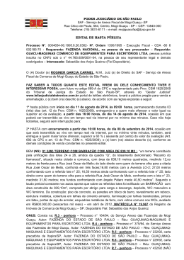 edital - Leilão Judicial Eletrônico