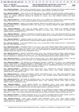 Ano 6 &ndash; n&ordm; 108/2014 Data de Disponibiliza&ccedil;&atilde;o: segunda