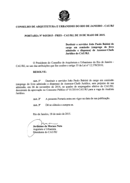 Destituir o servidor Jo&atilde;o Paulo Balsini do cargo em