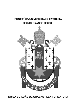 Livro para Missa de Formatura