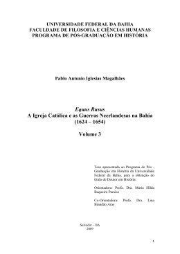 Equus Rusus &ndash; Volume 3 - PPGH - UFBA