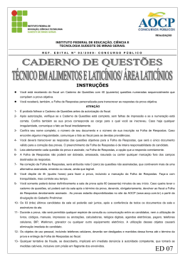 ED09 TECNICO EM ALIMENTOS E LATICINIOS-LAT