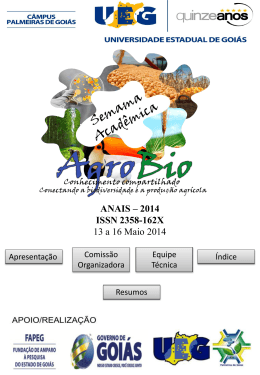 ANAIS &ndash; 2014 ISSN 2358-162X 13 a 16 Maio 2014