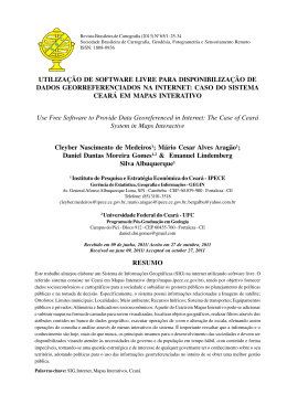 UTILIZA&Ccedil;&Atilde;O DE SOFTWARE LIVRE PARA - Ipece