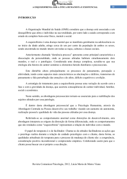 Revista Comunicar Psicologia, 2012, L&uacute;cia Maria de Matos Viana