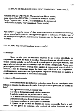 Mauricio Brito de CARVALHO (Universidade do Rio de Janeiro)