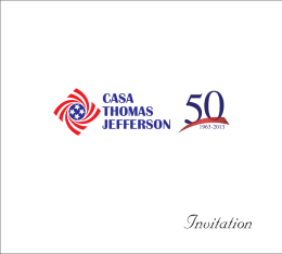 Convite (3) - Casa Thomas Jefferson