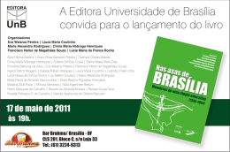 Lancamento do livro Nas Asas de Bras&iacute;lia - Sinpro-DF