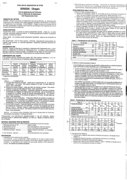 Inserto Serodia Chagas