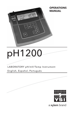 pH1200 Operations Manual