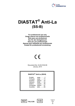 DIASTAT &reg; Anti-La (SS-B)