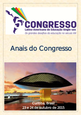 Anais do Congresso