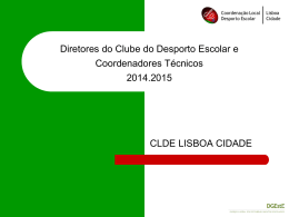 Reunião DCDE - CTCDE - Resumo - Informações