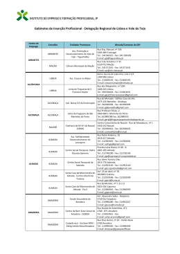 Gabinetes de Inser&ccedil;&atilde;o Profissional