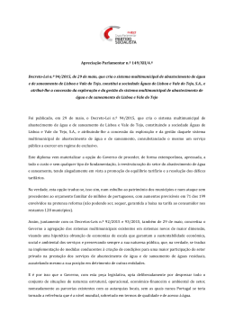 Aprecia&ccedil;&atilde;o Parlamentar n.&ordm; 149/XII/4.&ordf; Decreto