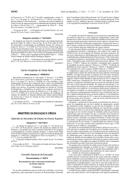 Recomenda&ccedil;&atilde;o 4/2012 Recomenda&ccedil;&atilde;o sobre Autonomia do