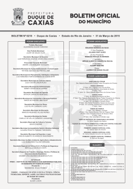 31/03 - Prefeitura de Duque de Caxias