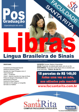 Libras - Faculdade Santa Rita