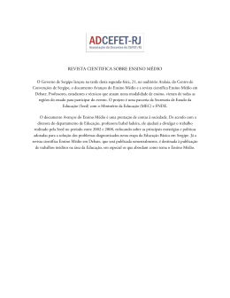 Título: Programa de Educação Continuada - Curso - ADCEFET-RJ