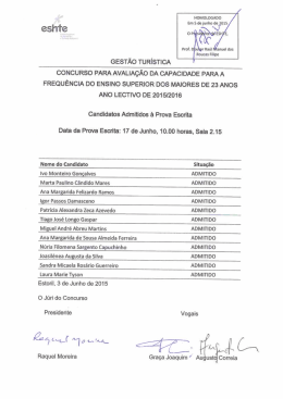 Gest&atilde;o Tur&iacute;stica