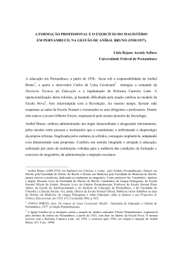 A FORMA&Ccedil;&Atilde;O PROFISSIONAL E O EXERC&Iacute;CIO DO MAGIST&Eacute;RIO