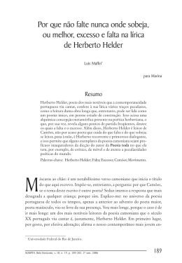 Por que n&atilde;o falte nunca onde sobeja, ou melhor, excesso e falta na