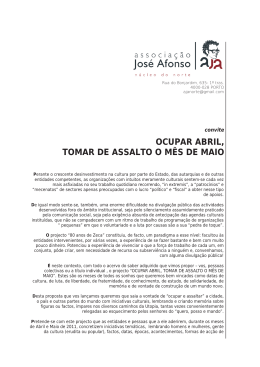 Projecto - Associa&ccedil;&atilde;o Jos&eacute; Afonso
