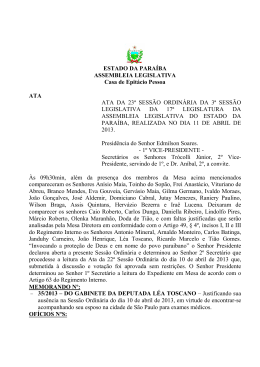 ata da 23ª sessão ordinária do dia 11 de abril de 2013