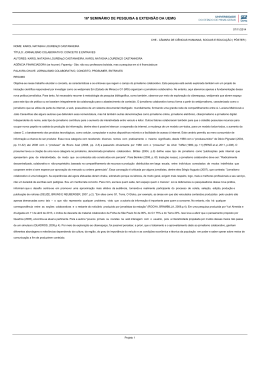 16&ordm; SEMIN&Aacute;RIO DE PESQUISA & EXTENS&Atilde;O DA UEMG